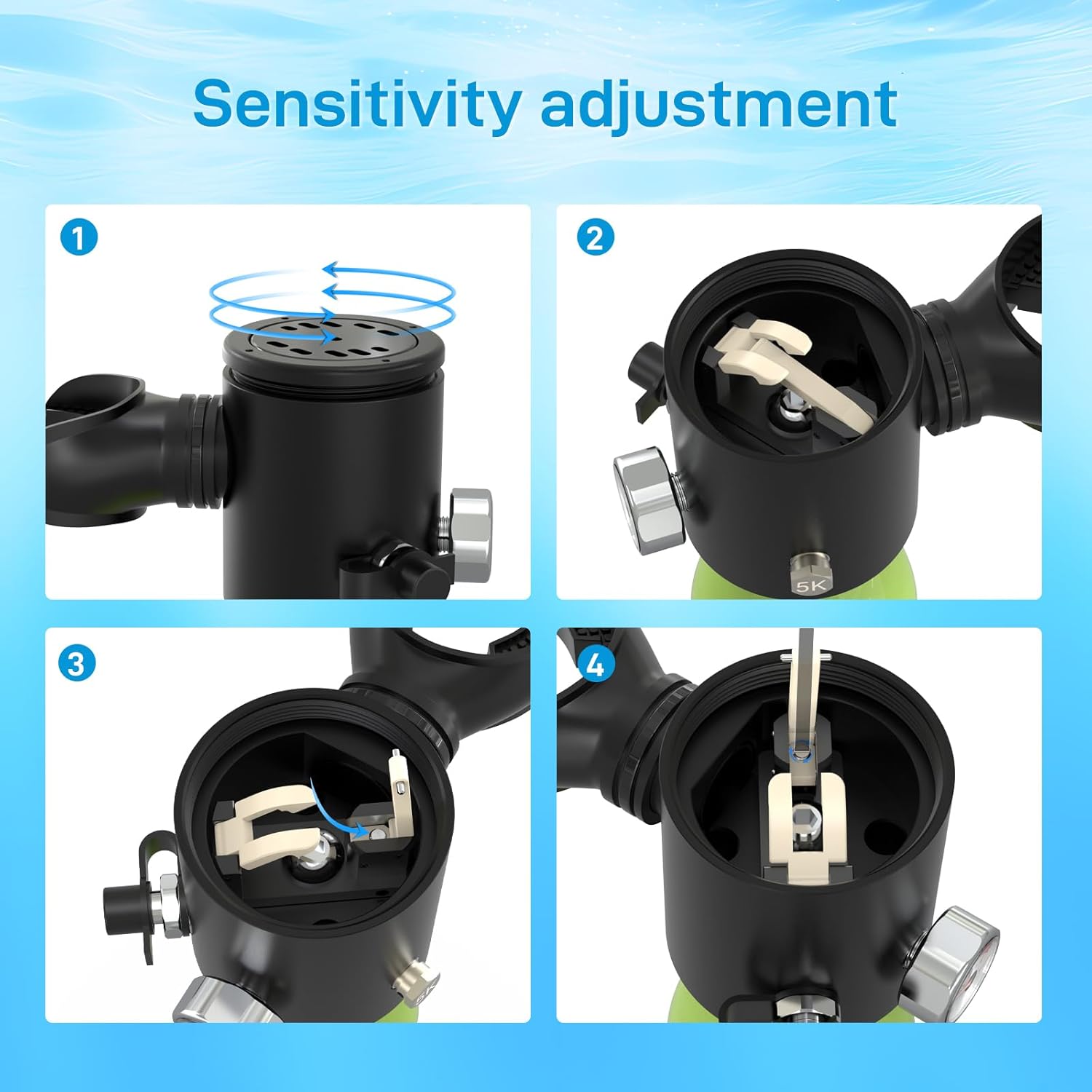 HOUVAN 0.5L Mini Diving Tank w - Aquatic Diving recension och pris