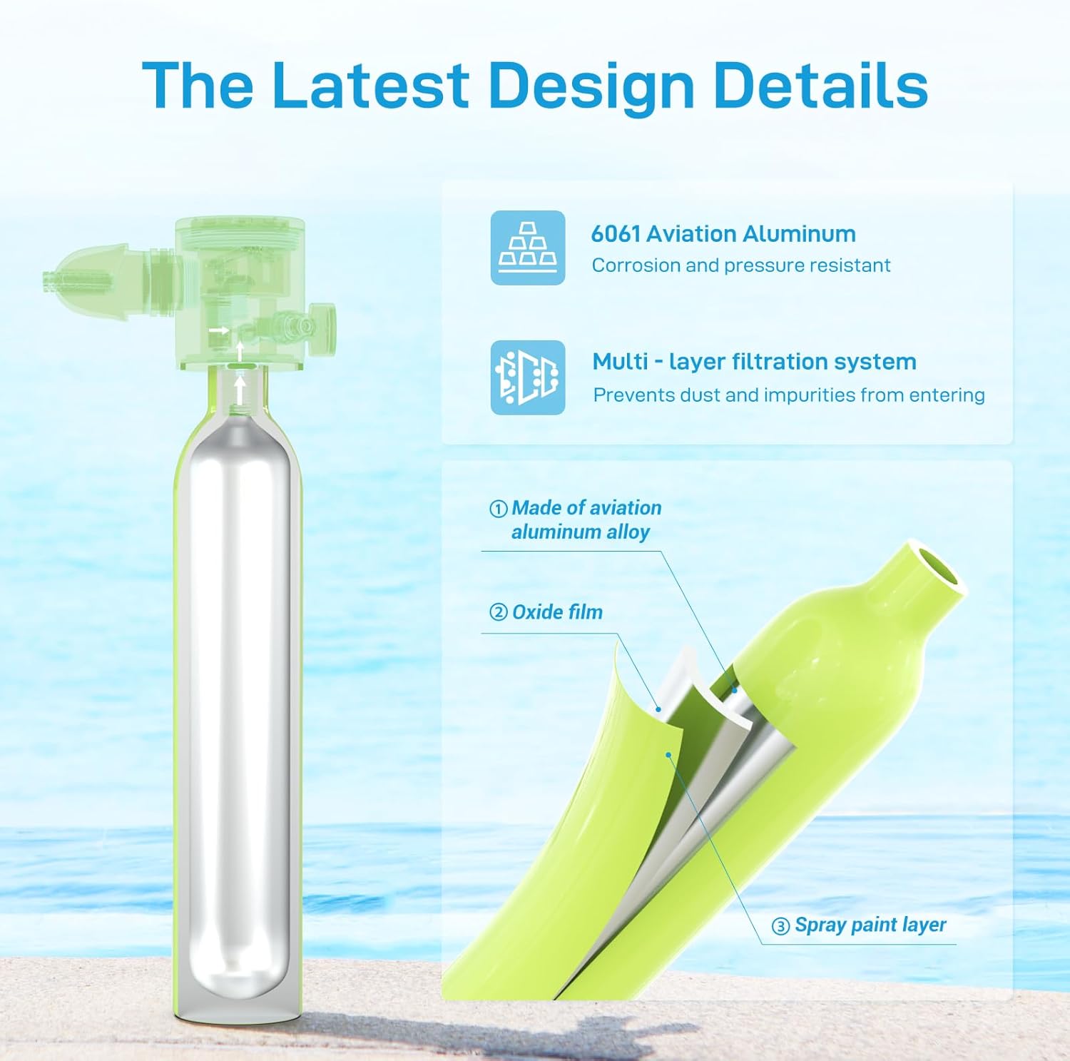 HOUVAN 0.5L Mini Diving Tank w - Aquatic Diving recension och pris