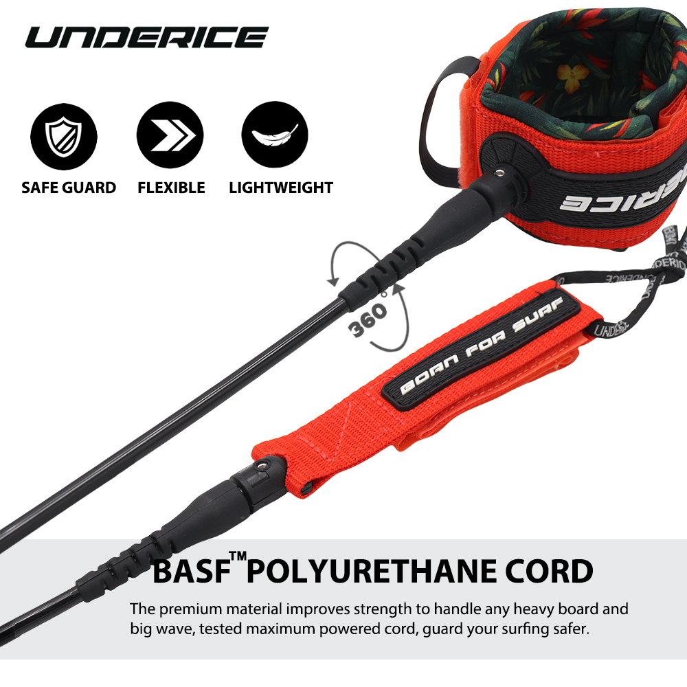 UICE Surfboard Leash 6-9ft SUP - Surfboard Leash Ankle recension och pris